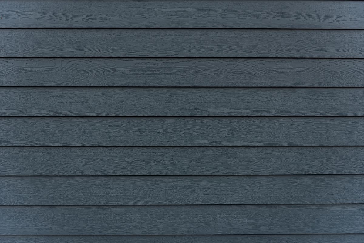 dark grey horizontal siding